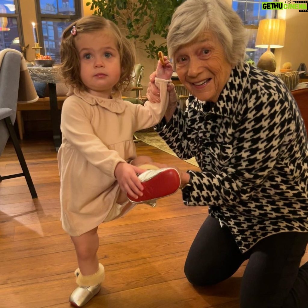 Andy Cohen Instagram - My mom and my little girl ♥ (…and Lucy’s Loub’s, courtesy of @bevysmith)
