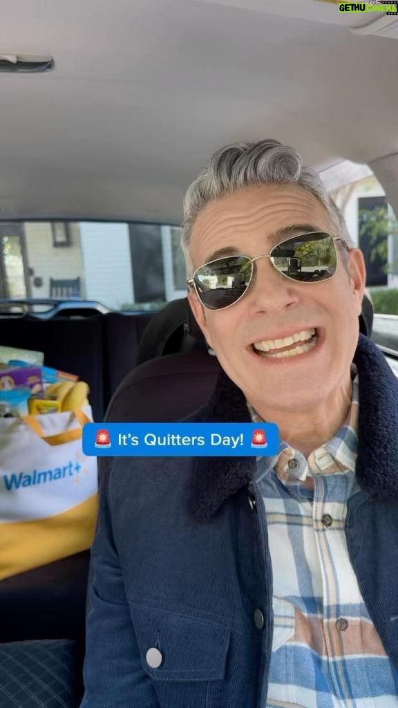 Andy Cohen Instagram - We’re Cohen on a road trip! My New Year’s resolution to travel without the stress is right on track, thanks to my Walmart+ membership. #walmartpartner