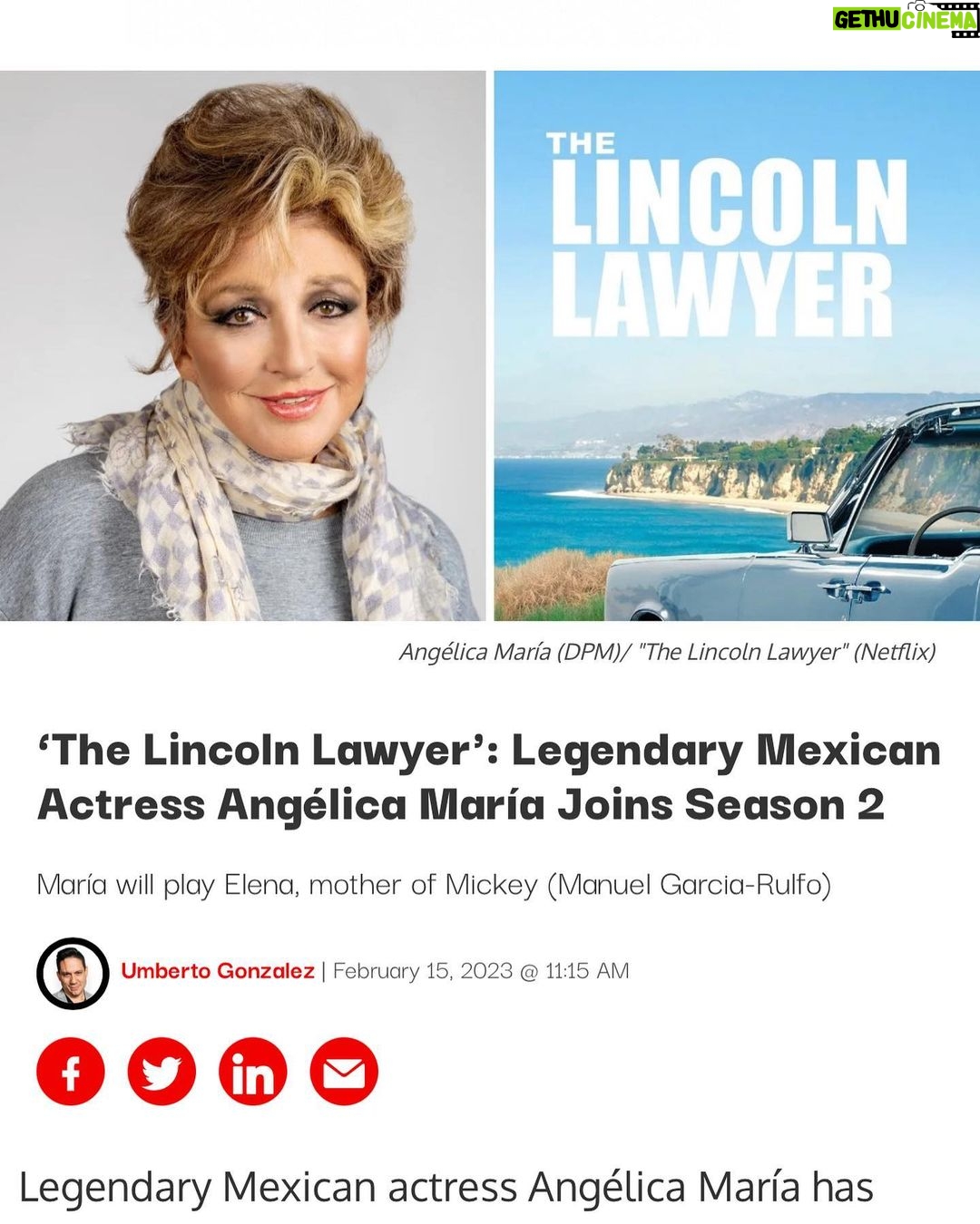 Angélica Vale Instagram - ¿Queeeeeee? ¿Mi mamá en una se mis series favoritas de @netflix ? Pues si, no puedo estar más orgullosa de @angelicamariaoriginal ¡Que emoción! #thelinconlawyer season 2… @manu_rulfo ¡Bienvenido a la familia hermanito! 🤣 Wait what? My mom in my favorite series on @netflix ? Yes!!! The Lincoln Lawyer!!! I am so happy for you! @manu_rulfo Welcome yo the family! LOL!