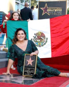 Angélica Vale Instagram - Walk of Fame @angelicavaleoriginal #hair by @johanjimenezofficial Hollywood Walk of Fame