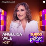 Angélica Vale Instagram - @angelicavaleoriginal llegará cada domingo a tu 📺 para conquistarte como la HOST de #JuegoDeVocesUS 🤩🙌 GRAN ESTRENO domingo 7 de abril a las 7P/6C por Univision.