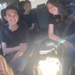 Angela Kinsey Instagram – High School & Middle School here we come! So proud of these 3! Did I tear up? 💯! Do I take the worst photos of any special moment? Yes. (Josh is the photographer in our house.) Did Josh and I high five because we are officially a one school drop off family? Heck yes! Happy back to school everyone! ❤️