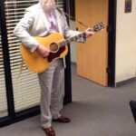 Angela Kinsey Instagram - Happy Birthday @creedbratton ! I found this old video on my phone. What a special time we got to spend together. We loved it when Creed played his guitar on the set of The Office. @creedbratton I love ya so much! You are my favorite neighbor. 🥰 (yes, we actually live right down the street from each other and he still calls me pumpkin.)