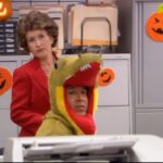 Angela Kinsey Instagram - The last Halloween episode on The Office! Today on @officeladiespod we are breaking down Here Comes Treble! We have lots of great behind the scenes details about how this episode came together! Happy Wednesday and thanks for listening and sending in your questions! Link in bio to listen. ❤️🎙️ #officeladies