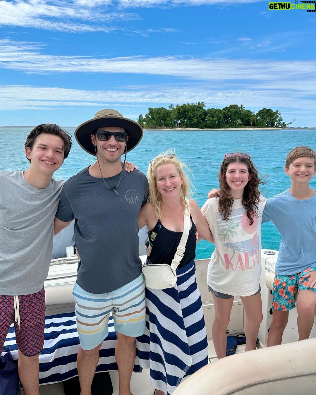 Angela Kinsey - 51.9K Likes - Fiji! You were a dream! I'm so thankful for this time my family had together in such a wonderful place. Thank you to all of the people we met in Fiji that showed us their beautiful country! Bula Vinaka!❤️ @nanukuresort @river_tubing_fiji @craftedescapes