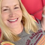 Angela Kinsey Instagram - Happy Wednesday everybody! Today on @officeladiespod we are kicking off Season 8 with The List! And we have some super cute new merch! Link in bio! ❤️🎙️ 🛼 #officeladies