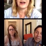 Angela Kinsey Instagram - Thank you @knitzsky for making this reel of us trying to figure out how to do an iglive! 🤦‍♀️ 😂 I am still cracking up about it! The Finer Things Club + Angela! #miniofficereunion