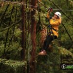 Angela Kinsey Instagram – I did this today and I only peed myself a little. 😂😳 Big thanks to Jack & @allie.marie.mcbride for showing me the ropes (literally). More in my stories from our family adventure day at @mounthermonadventures !