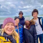 Angela Kinsey Instagram – Not what they expected when we said Spring Break by the beach… 😂❤️ #familyroadtrip