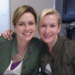 Angela Kinsey Instagram – Our last table read with Steve. We laughed and cried and I guess also almost wore the same outfit?? 😂 @msjennafischer Today on @officeladiespod we are breaking down Goodbye Michael with the writer of the episode, Greg Daniels! It was so wonderful to rewatch this episode and talk about it all with Greg. We made it a two-parter! Link in bio to listen to part 1. Happy Wednesday Office Ladies fam! ❤️