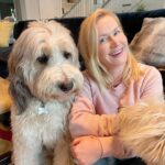 Angela Kinsey Instagram - New best pal?? My friend, Kathy’s dog… Louie. I love him. (Also Daisy is pretty great too… just more camera shy.)