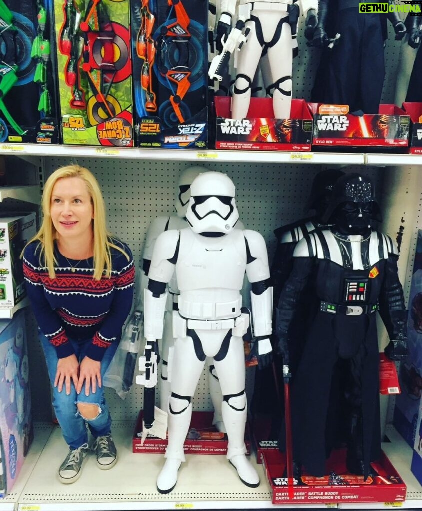 Angela Kinsey Instagram - New @starwars action figure now available. Batteries not included but does come with snacks & sass. #fbf
