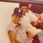 Angela Kinsey Instagram - Scrapbooking today in between cleaning. Here’s my Mom on a boat with friends. 1970-something. ❤️