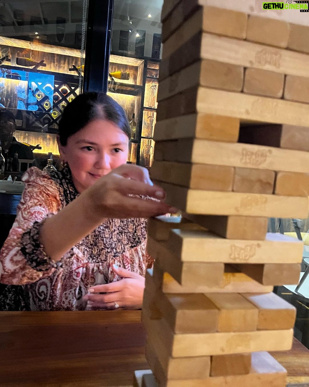 Angelica Panganiban Instagram - The most expensive jengga game 😆😆😆