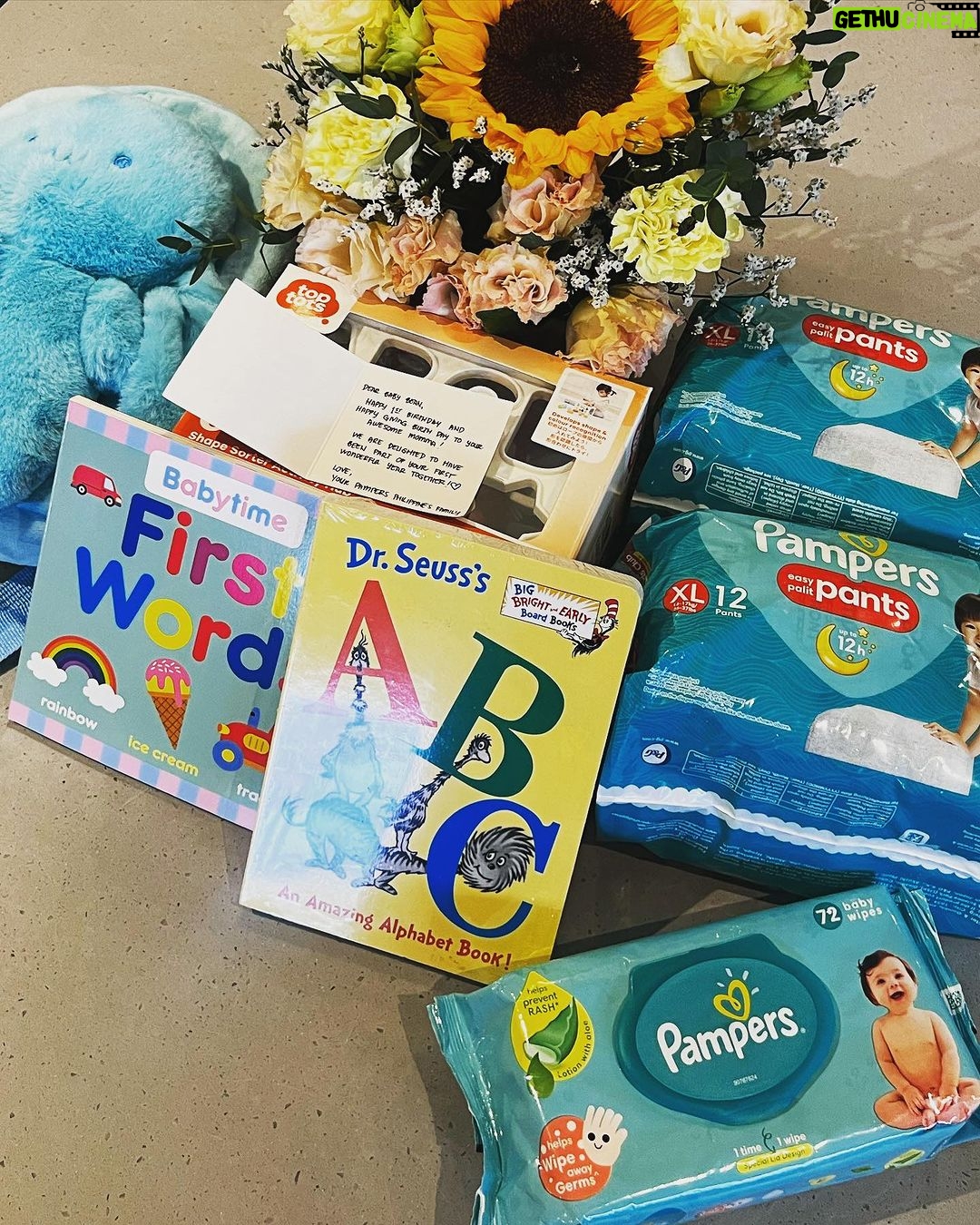 Angelica Panganiban Instagram - Soo sweet of you @pampersph fam 🫶 can’t wait to create more memories with you guys 🩵🩵🩵