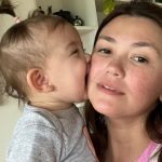 Angelica Panganiban Instagram - How i give kisses vs how bean kisses mama Baby Kisses
