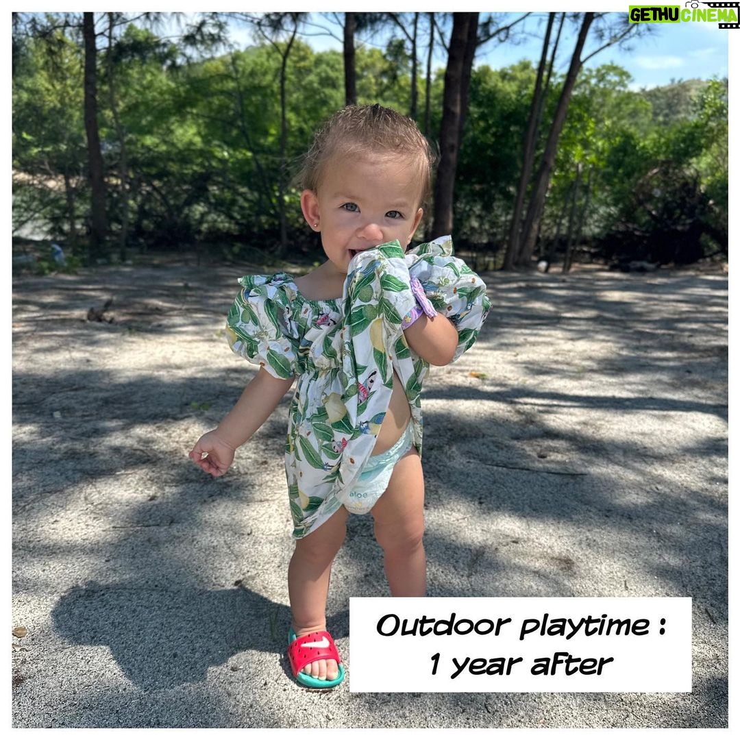 Angelica Panganiban Instagram - Minsan, hindi pa rin ako makapaniwala na 1 year old na si Baby Bean 🤍 So grateful for all of you who have been here from the beginning. Hindi palaging madali ang motherhood. Lalo na sa unang taon. But having all the support from my family, close friends, at syempre sa pinaka supportive kong asawa 🫶 this journey has been so fulfilling! To my little Baby Bean, seeing you grow into the happy little girl you are has made everything so worth it! Mama loves you! I can’t wait to create more LONG LASTING MEMORIES with you 🤍