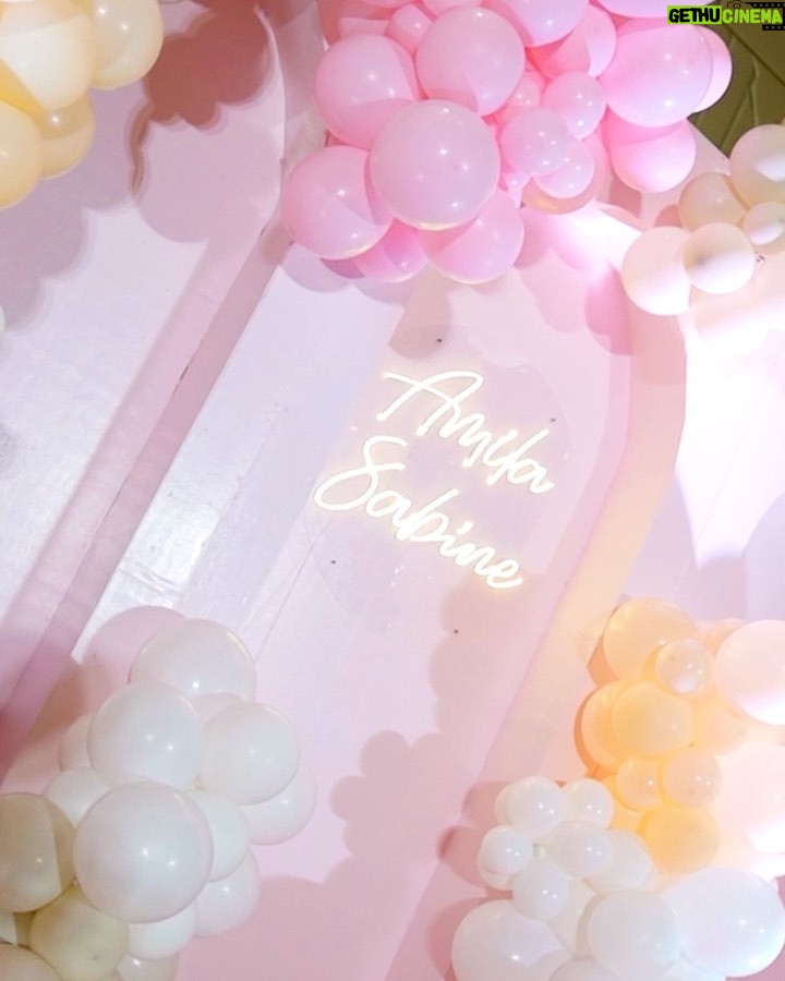 Angelica Panganiban Instagram - Thank you for making this celebration go smoothly, stress free and super fun filled afternoon for our daughters christening ❤️🔥 Concept, Planner and Coordinator: @labellefete Event Stylist: @eventstylistdave Lights & Sounds: @blackboxaudiosystems Venue & Caterer: @marquiseventsplace Photography & Videography: @niceprintphoto Adult Tables & Chairs: @forrentph Cake and Cupcakes: @cottontailcakestudio Sugar Cookies: @audreyspastries Activities: @colorplayhappy Souvenirs: @arteegram_manila Food Carts: @the.croissanterie @the.milkbox @frose.cocktails Sushi Statsion: @sukialfrescorestobar Ballpit, Slide and Swing: @cityjumpnslide Kiddie Tables & Chairs: @cityjumpnslide Printables: @printdivas Photobooth: @poseandprint Mobile Bar: @manilacraft