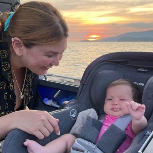 Angelica Panganiban Instagram - Our lil captain enjoying her first sunset on yapak 🚤