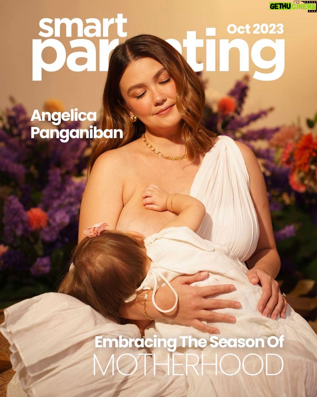 Angelica Panganiban Instagram - For #AngelicaPanganiban, breastfeeding is a sacrifice she's willing to give because it's a calling. "Parang feeling ko naging selyado 'yung pagiging ina ko nung nagpapadede na ako. Hindi lang siya pag-aalaga, o imo-mold mo 'yung taong 'to. Doon, parang nakumpleto 'yung package nung nagpadede ako." This October 2023, Angelica and Gregg's family of three graces Smart Parenting's cover—their first ever magazine cover as the Homans. Read more in our #linkinbio Sittings Editor: Ronna Capili Bonifacio (@ronnabonifacio) Video Producer: Cherrie Julian (@brighteyedcherrie) Art Direction by Stephanie Ocampo (@steffi.ocampo) Photographer: Andrea Genota (@andreagenota), assisted by Neil Patrick Laguilles, and Arvic Alvarez Makeup Artist: Denise Go Ochoa (@deniseochoa) Hair Stylist: Anton Papa (@iamantoniopapa) Styling by: Joy Bernardo (@joyybernardo) and Jolo Bayoneta (@jolobayoneta) for Stylized Studio (@stylizedstudio) Production Design: Reymark Legaspi, CJ Garcia, Myke Vargas, and Ernesto Legtan of Rocket Sets (@rocketsets) Videographers: Jez Villapando and Rolando Pingco, Jr. Editor and Post-Production by: Rolando Pingco, Jr. (@olanpingcolotofficial) Marketing Coordinator: Hannah Marie Bilgera (@mariebilgera) Social Media: Zen Arganda (@ningningroming) Deputy Group Publisher: Iza Santos-Cuyos (@iza_santos128) Shot on location at B&B Studios (@bnbstudiosph) Special thanks to: Criselda Tapang (@cristapang10), Dianne Dela Cruz, and Kaicy Ronda of Star Magic (@starmagicphils) #SmartParentingXTheHomans
