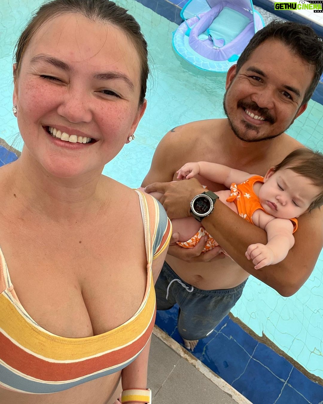 Angelica Panganiban Instagram - Aysus 👙nagbibilad na ko ng bikini ng anak ko 🧡 Busuanga Bay Lodge