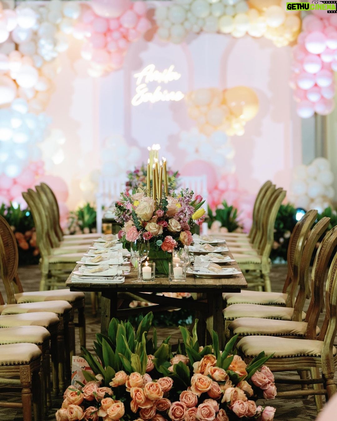 Angelica Panganiban Instagram - When @iamangelicap tapped us to help her plan Bean’s baptism, our hearts fluttered with joy as we have been in love with the adorable bub since The Homans introduced her to the world. We came up with the prettiest palette and dreamy concept perfect for a baptismal party - something void of extreme extravagance and the need to impress. In the course of planning, we came to know that they are such modest and genuine people who love the most sincere things and company. And that’s what we presented and concocted. The “Never BEAN so Lucky” theme was curated specially for Bean. It is calm yet reassuring, clean and fresh without the unnecessary noise, and intimate yet complete. Thank you, @iamangelicap and @gregg_homan, for entrusting us with this magical day. Official 📷: @niceprintphoto Details shots: @gatzcreatives for @eventstylistdave #BEANyag Marquis Events Place