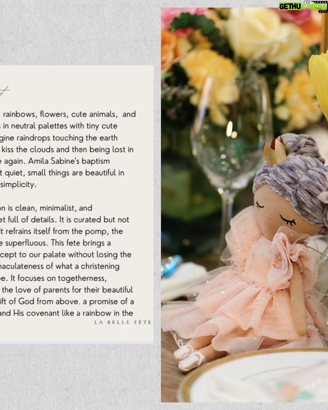 Angelica Panganiban Instagram - When @iamangelicap tapped us to help her plan Bean’s baptism, our hearts fluttered with joy as we have been in love with the adorable bub since The Homans introduced her to the world. We came up with the prettiest palette and dreamy concept perfect for a baptismal party - something void of extreme extravagance and the need to impress. In the course of planning, we came to know that they are such modest and genuine people who love the most sincere things and company. And that’s what we presented and concocted. The “Never BEAN so Lucky” theme was curated specially for Bean. It is calm yet reassuring, clean and fresh without the unnecessary noise, and intimate yet complete. Thank you, @iamangelicap and @gregg_homan, for entrusting us with this magical day. Official 📷: @niceprintphoto Details shots: @gatzcreatives for @eventstylistdave #BEANyag Marquis Events Place