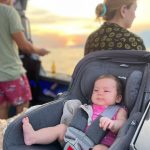 Angelica Panganiban Instagram - Our lil captain enjoying her first sunset on yapak 🚤 Subic Bay