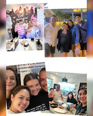 Angelica Panganiban Instagram - Alam ko may nagawa at ginagawa akong mabuti kaya naging ganito ako kapalad pagdating sa mga kaibigan ko. Salamat at sinamahan ninyo ko sa pinakamasayang siyam na buwan ng buhay ko 🫶