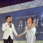 Angeline Quinto Instagram - Thank you very much SW Group Holdings for having us 🫶🏻🥰 Merry Christmas 🎄😘 @eriksantos 🤩