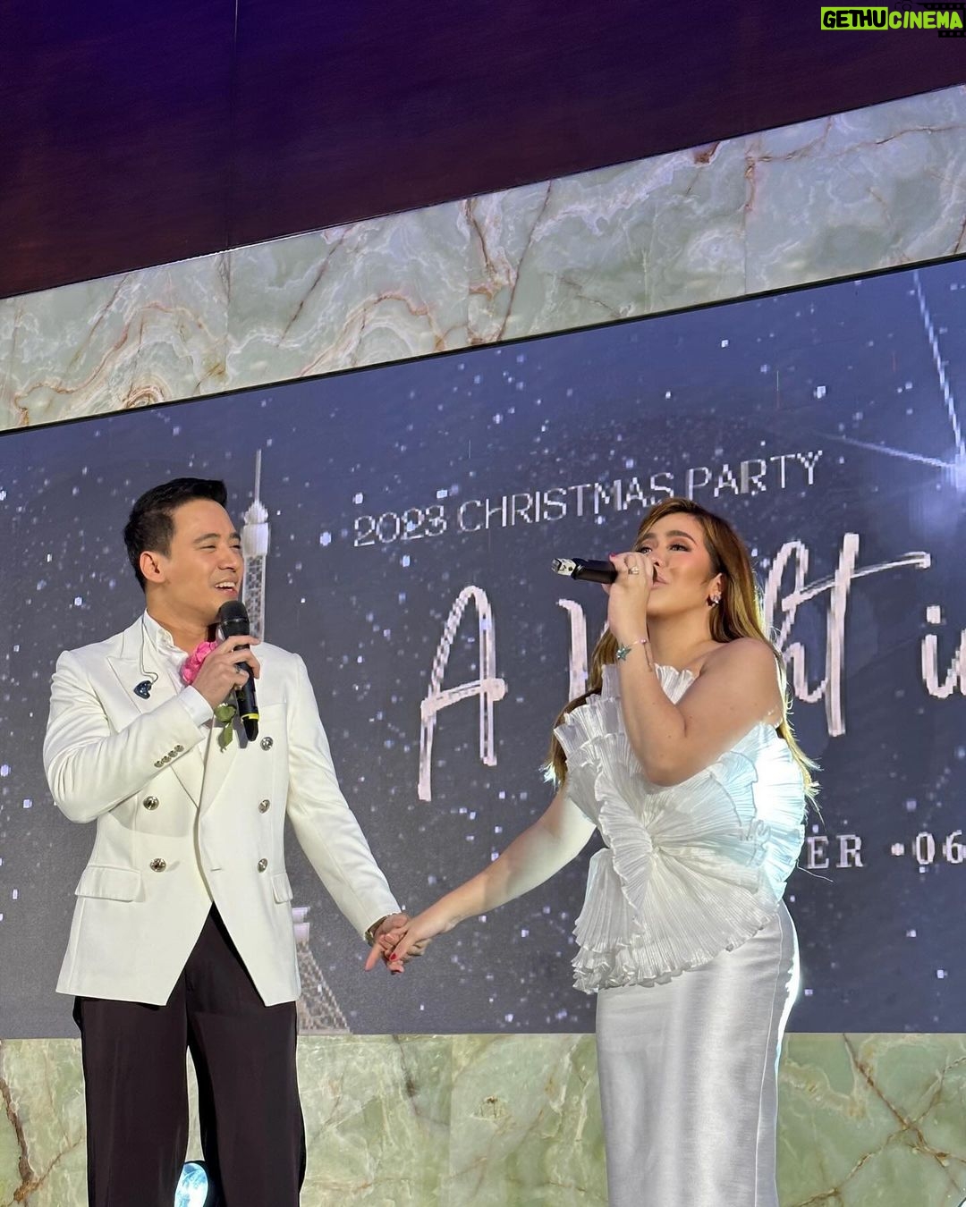 Angeline Quinto Instagram - Thank you very much SW Group Holdings for having us π«Άπ»π₯° Merry Christmas ππ @eriksantos π€©