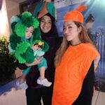 Angeline Quinto Instagram - Sylvio's first trick or treat here in U.S 👶 Super saya parang mas nag enjoy ako kasama ang Broccoli at eggplant ko😂 Happy Halloween🎃👻 Holliwood- California