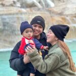 Angeline Quinto Instagram – Fontana Di Trevi with my Sylvio and Babe🫶🏻 Fontana Di Trevi – Rome