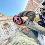 Angeline Quinto Instagram – Fontana Di Trevi with my Sylvio and Babe🫶🏻 Fontana Di Trevi – Rome