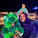 Angeline Quinto Instagram - Sylvio's first trick or treat here in U.S 👶 Super saya parang mas nag enjoy ako kasama ang Broccoli at eggplant ko😂 Happy Halloween🎃👻 Holliwood- California