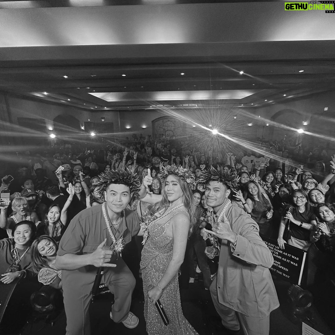 Angeline Quinto Instagram - Thank you very much, Honolulu Hawaii and San Deigo CA 🫶🏻 You were an amazing crowd. Sa mga kababayan po namin na nanood maraming salamat po sainyo🥰 See you Houston Texas 🤩 #10QUSAOneMoreTime