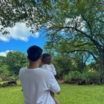 Angeline Quinto Instagram - Zoo time for Sylvio🦍🐈 @babysylvio 👶 Honolulu Zoo