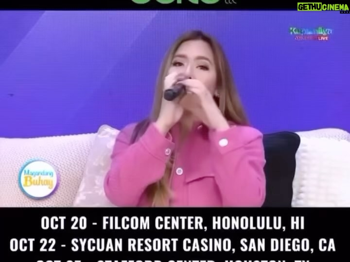 Angeline Quinto Instagram - See you there 🥰🫶🏻 10Q USA One More Time 🫶🏻😘 Oct 20 - Filcom Center, Honolulu,HI For tickets call: 808.9379161 Oct 22 - Sycuan Resort Casino, San Diego, CA For tickets call: 619.2613215 Oct 27 - Stafford Center, Houston, TX For tickets call: 832. 8592353