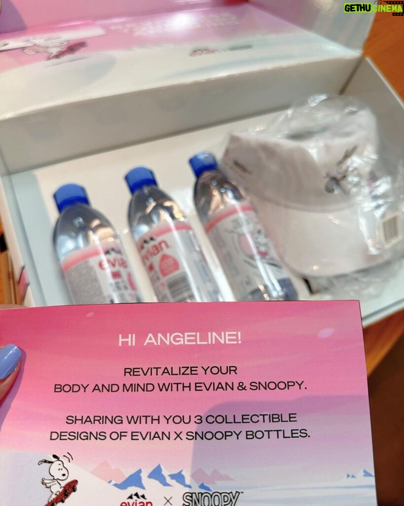 Angeline Quinto Instagram - @evianwater 🫶🏻 Thank you very much 🫶🏻😘