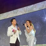 Angeline Quinto Instagram - Thank you very much SW Group Holdings for having us 🫶🏻🥰 Merry Christmas 🎄😘 @eriksantos 🤩