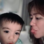 Angeline Quinto Instagram - Good night my bulilit 🫶🏻👶 😴 @babysylvio 😘