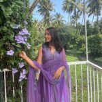 Anikha Instagram - never reach🪻 @arsignatureofficial absolutely in love with this outfit. thank you so muchhhh💜