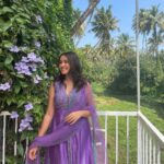 Anikha Instagram - never reach🪻 @arsignatureofficial absolutely in love with this outfit. thank you so muchhhh💜