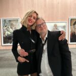 Anja Rubik Instagram - Congratulations my friend! Juergen Teller „I want to live” exhibition opening dinner with Saint Laurent and Anthony Vaccarello at Le Grand Palais Ephemere. @anthonyvaccarello @ysl @doviledrizyte