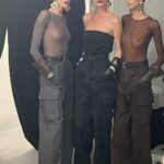 Anja Rubik Instagram - Loved every part of it! Saint Laurent by Anthony Vaccarello S/S24 #saintlaurent #anthonyvaccarello #ss24