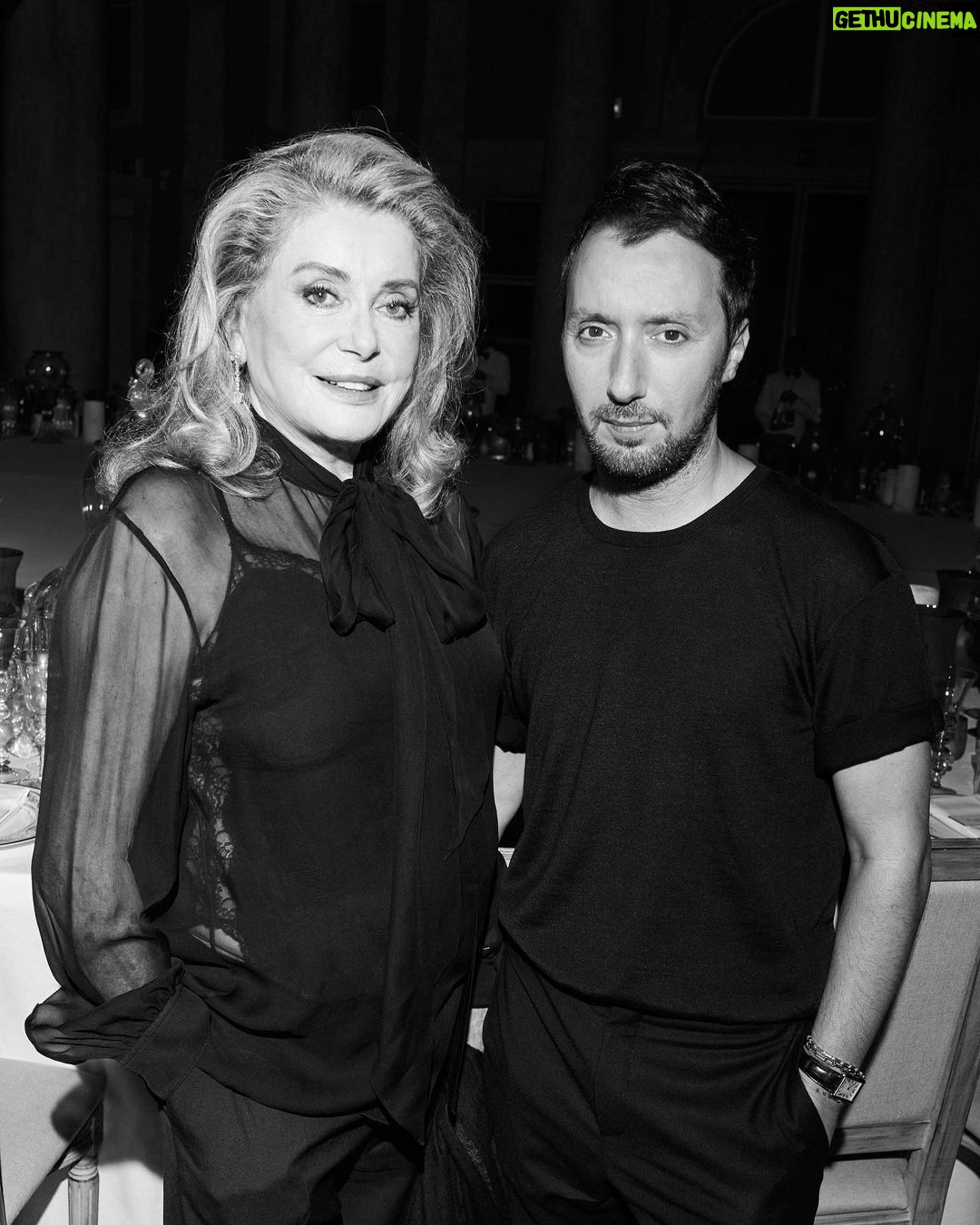 Anja Rubik Instagram - Celebrating the wonderful @dalle.beatrice and her new movie “La Passion selon Beatrice” by Fabrice du Welz. Thank you @anthonyvaccarello and @ysl for a beautiful night filled with so much beauty, love and laughter.