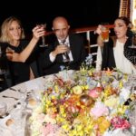 Anja Rubik Instagram - Celebrating women in film. Thank you for having us and a beautiful night. @vanityfair @moalturki @redseafilm #cannesfilmfestival #cannesfilmfestival2023 Ph. @saskialawaks Eden Roc Cap D Antibes