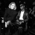 Anja Rubik Instagram - Saint Laurants first row✨ #saintlaurent #parisfashionweek #fw23 Eiffel Tower, Paris, France