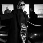 Anja Rubik Instagram - “It’s sophisticated. It’s what you need for the day and what you’d dream to be for the night” - Catherine Deneuve @ysl @anthonyvaccarello Ph. @sofiamalamute #fashionweek #parisfashionweek #fw23 #paris #chic #saintlaurent #ysl
