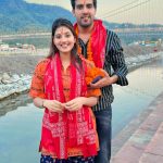 Anjali Arora Instagram - Har Har gange🙏🏻❤️ #anjaliarora #rishikesh 🙌🏻